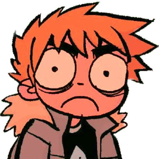 😠 Стикер «Scott and Ramona» для Telegram