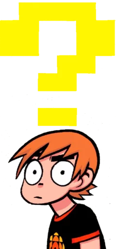 ❓ Стикер «Scott and Ramona» для Telegram