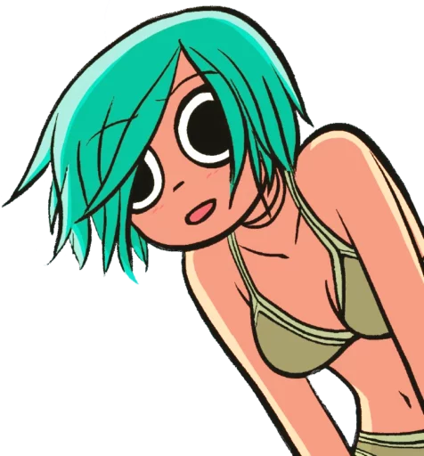 👙 Стикер «Scott and Ramona» для Telegram
