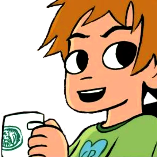 ☕ Стикер «Scott and Ramona» для Telegram