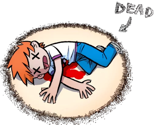 💀 Стикер «Scott and Ramona» для Telegram