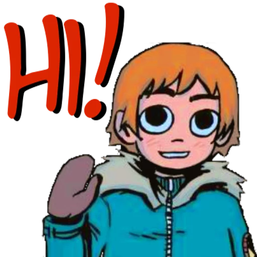 Стикерпак Scott and Ramona для Telegram