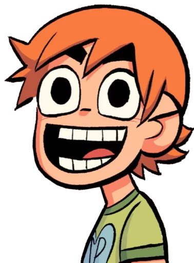 😃 Стикер «Scott and Ramona» для Telegram