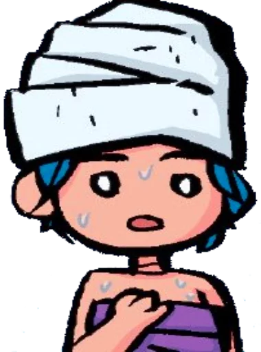 😶 Стикер «Scott and Ramona» для Telegram
