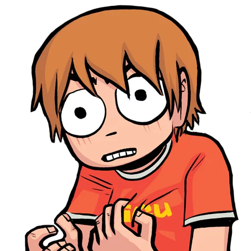 😨 Стикер «Scott Pilgrim» для Telegram