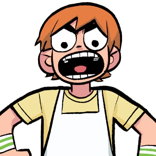 😤 Стикер «Scott Pilgrim» для Telegram