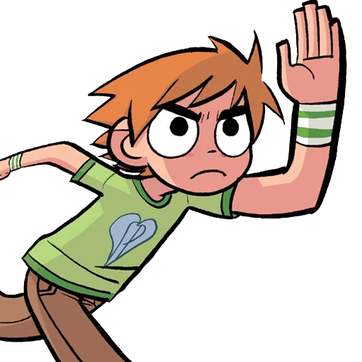 💨 Стикер «Scott Pilgrim» для Telegram
