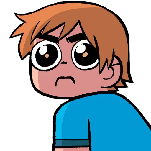 😒 Стикер «Scott Pilgrim» для Telegram