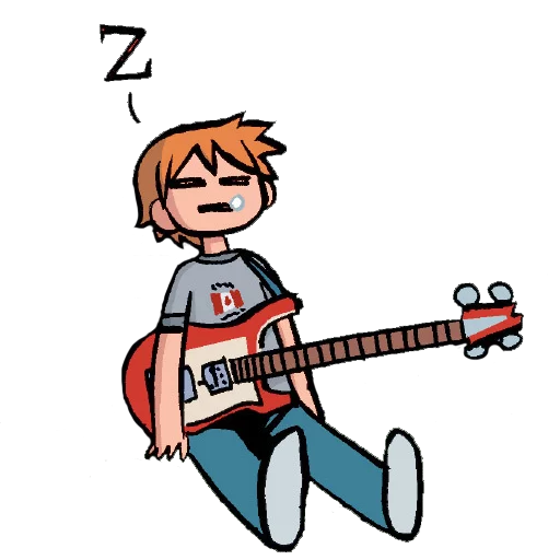 😴 Стикер «Scott Pilgrim» для Telegram