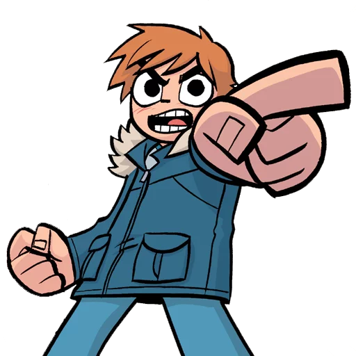 👊 Стикер «Scott Pilgrim» для Telegram