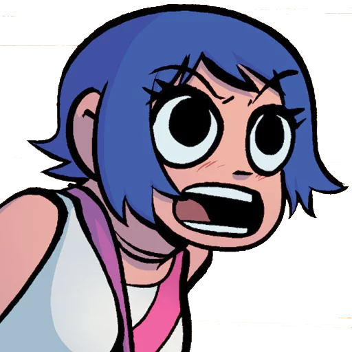 😡 Стикер «Scott Pilgrim» для Telegram