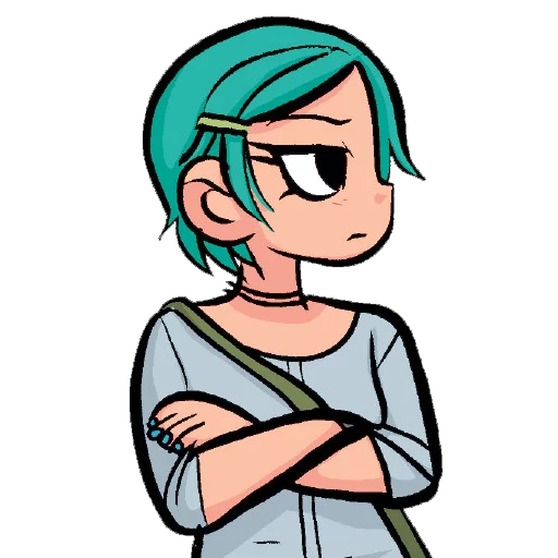 😠 Стикер «Scott Pilgrim» для Telegram