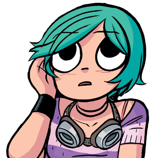 😔 Стикер «Scott Pilgrim» для Telegram