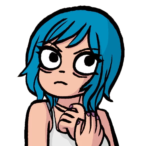 😡 Стикер «Scott Pilgrim» для Telegram