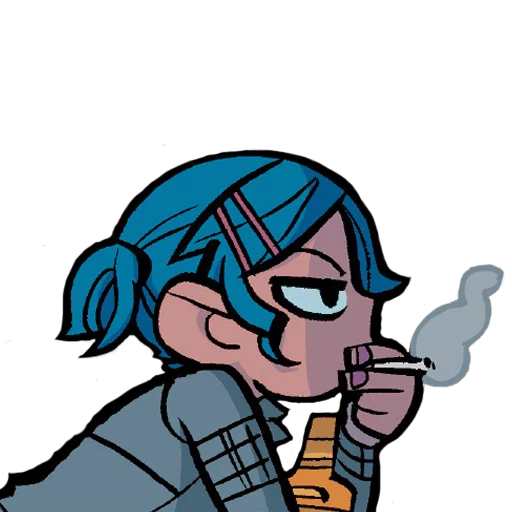 🚬 Стикер «Scott Pilgrim» для Telegram