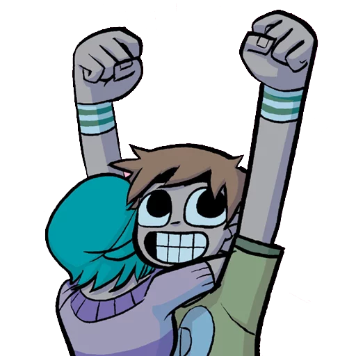 🙌 Стикер «Scott Pilgrim» для Telegram