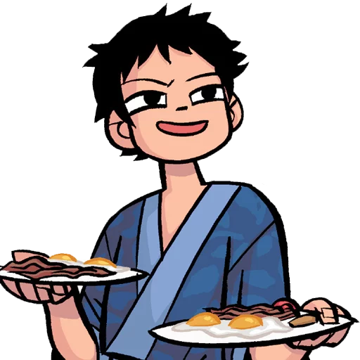 🍳 Стикер «Scott Pilgrim» для Telegram