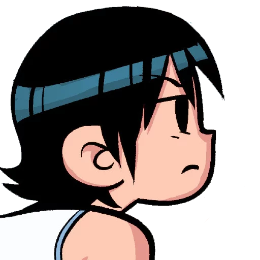 👀 Стикер «Scott Pilgrim» для Telegram