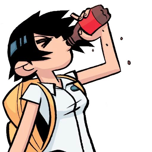 🍼 Стикер «Scott Pilgrim» для Telegram