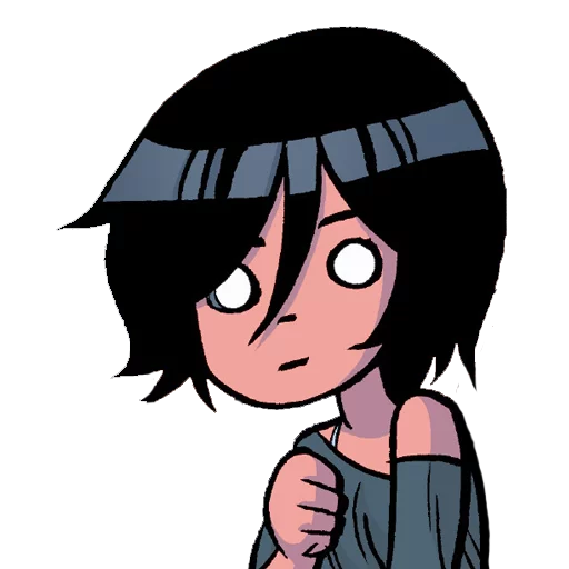 😶 Стикер «Scott Pilgrim» для Telegram