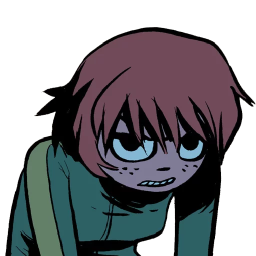 😡 Стикер «Scott Pilgrim» для Telegram