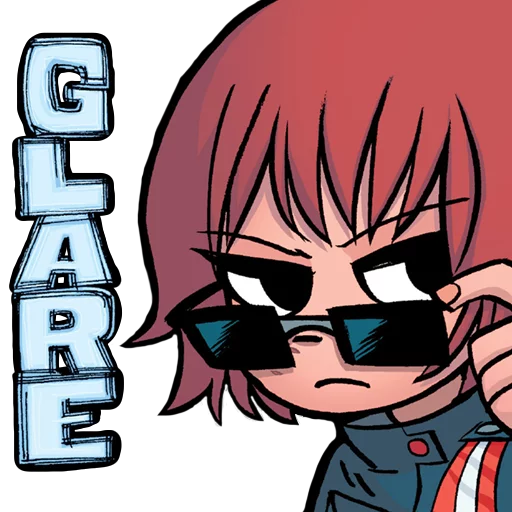 😎 Стикер «Scott Pilgrim» для Telegram