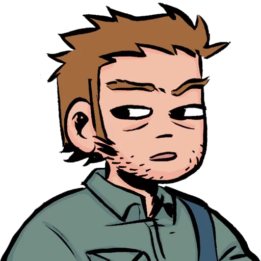 👨 Стикер «Scott Pilgrim» для Telegram
