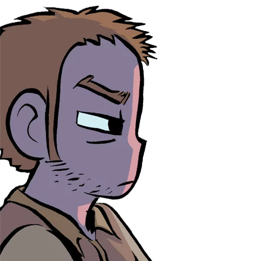 😒 Стикер «Scott Pilgrim» для Telegram