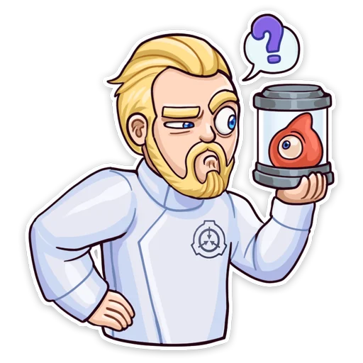 Стикерпак SCP Foundation ARTSCP для Telegram