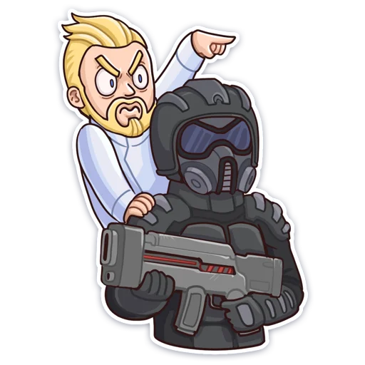 😠 Стикер «SCP Foundation ARTSCP» для Telegram