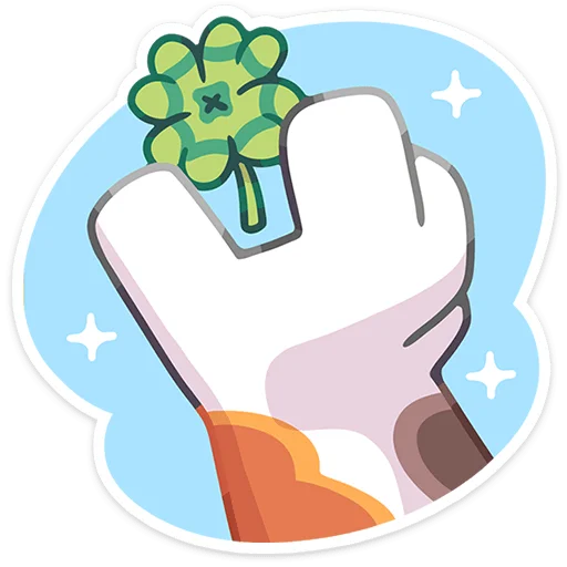 🐾 Стикер «Лапки-Царапки» для Telegram