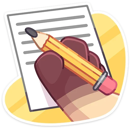 ✏️ Стикер «Лапки царапки» для Telegram