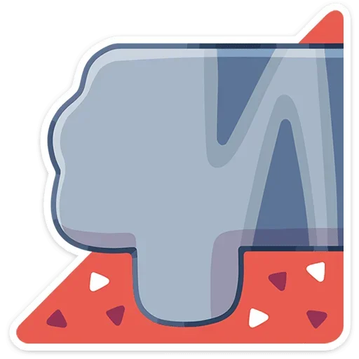 👎 Стикер «Лапки царапки» для Telegram