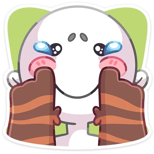 ☹️ Стикер «Лапки царапки» для Telegram