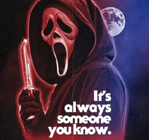 😱 Стикер «Scream poster» для Telegram