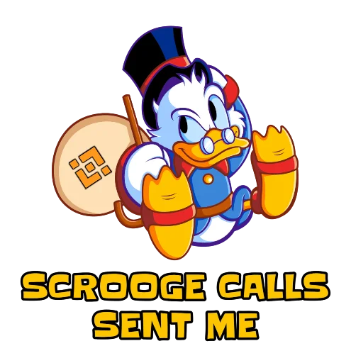 ⚡️ Стикер «SCROOGE CALLS» для Telegram