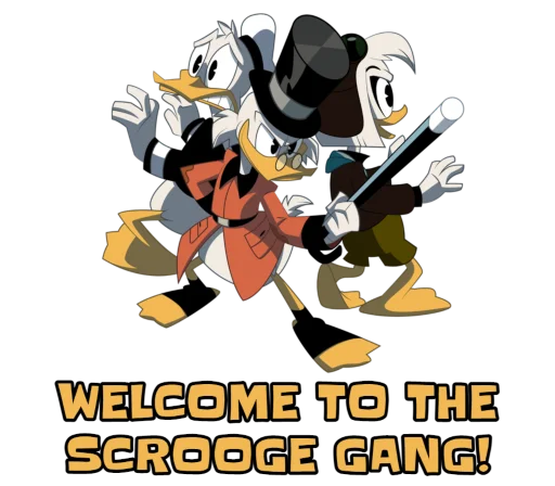 ❤️ Стикер «SCROOGE CALLS» для Telegram