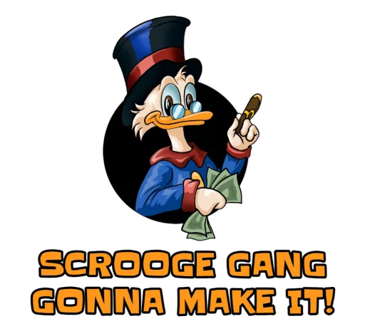💰 Стикер «SCROOGE CALLS» для Telegram