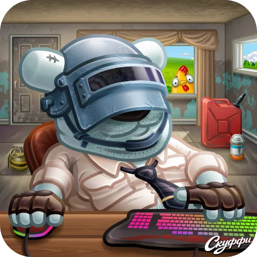 ⛑ Стикер «Scuffy» для Telegram
