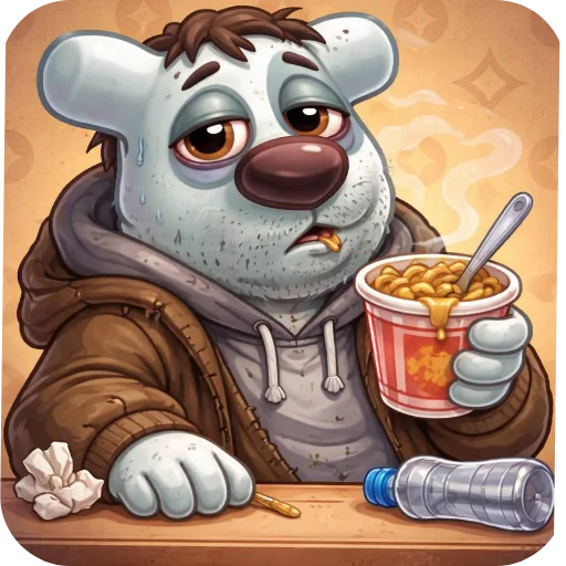🐦 Стикер «Scuffy» для Telegram