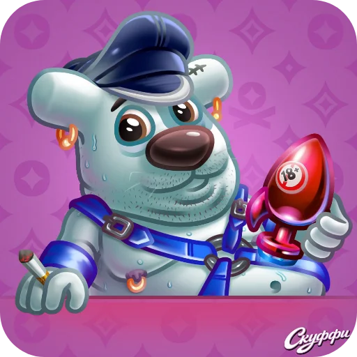 🧸 Стикер «Scuffy» для Telegram