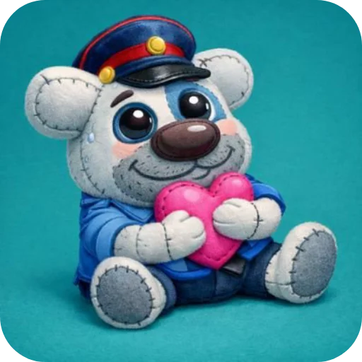🧸 Стикер «Scuffy» для Telegram
