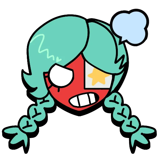 🤬 Стикер «Brawl stars × skullgirls» для Telegram