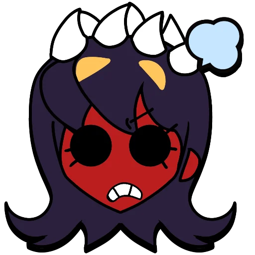 👿 Стикер «Brawl stars × skullgirls» для Telegram