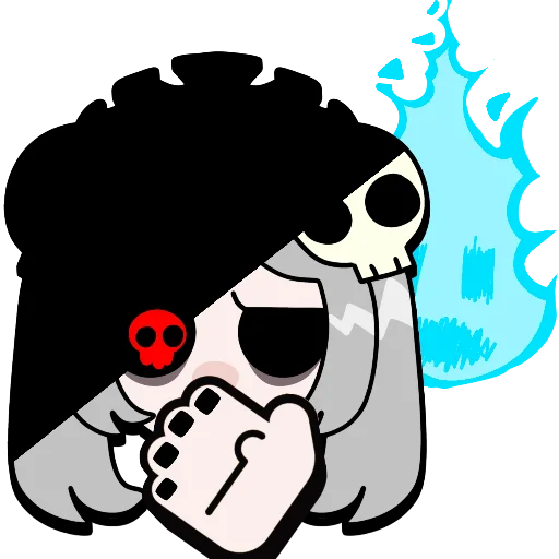 🔥 Стикер «Brawl stars × skullgirls» для Telegram