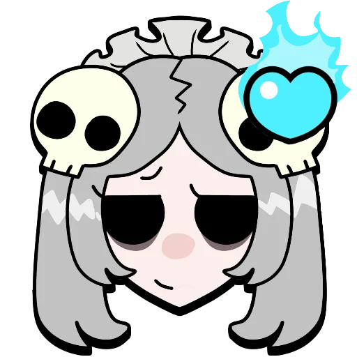 ☺️ Стикер «Brawl stars × skullgirls» для Telegram