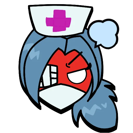 🤬 Стикер «Brawl stars × skullgirls» для Telegram