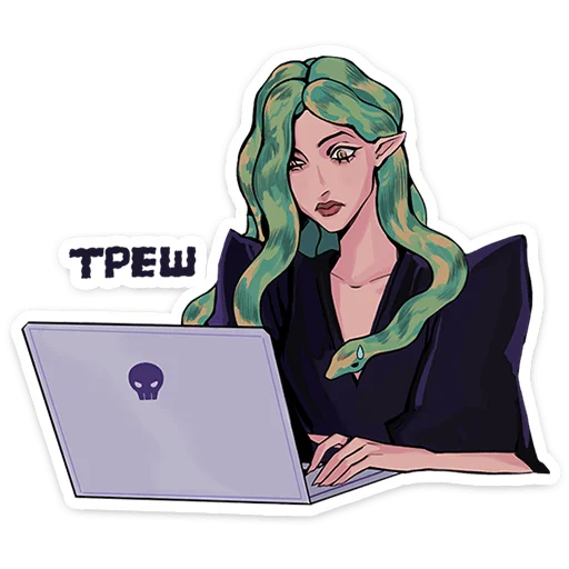 ⭐ Стикер «Сцилла» для Telegram