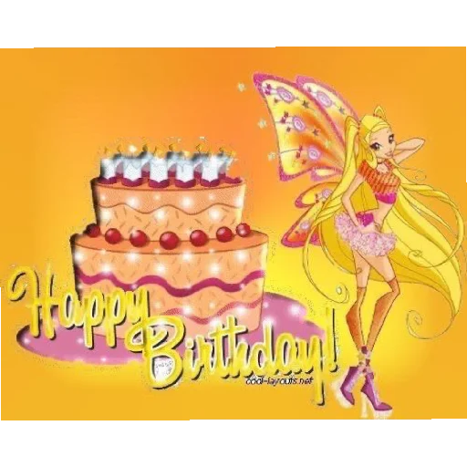 ✨ Стикер «С днём рождения Happy Birthday» для Telegram