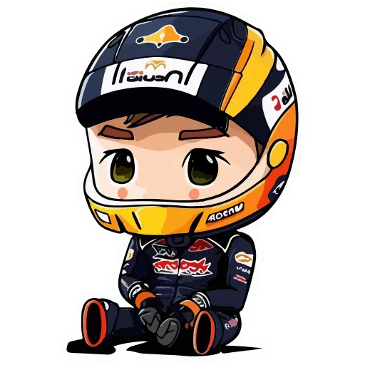 Стикер 61 Набор эмоджи по «Formula 1 F1 Формула 1 Ф1» в HD качестве